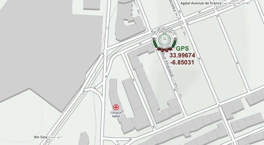 موقع AIDSMO على الخريطة